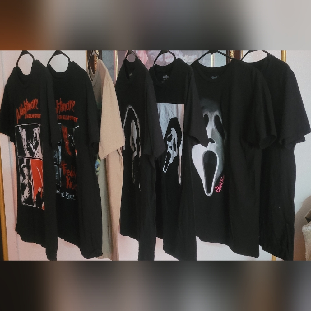 7 Horror Movie Graphic T-Shirts Collection
